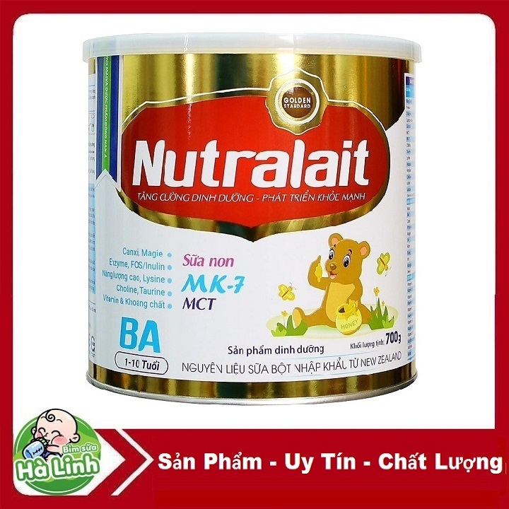 Sữa Bột Nutralait BA (700g) Cho trẻ nhẹ cân.