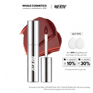   GLAM EDITION  Son Vỏ Bạc Kem Merzy The Glam Mellow Tint  4g  