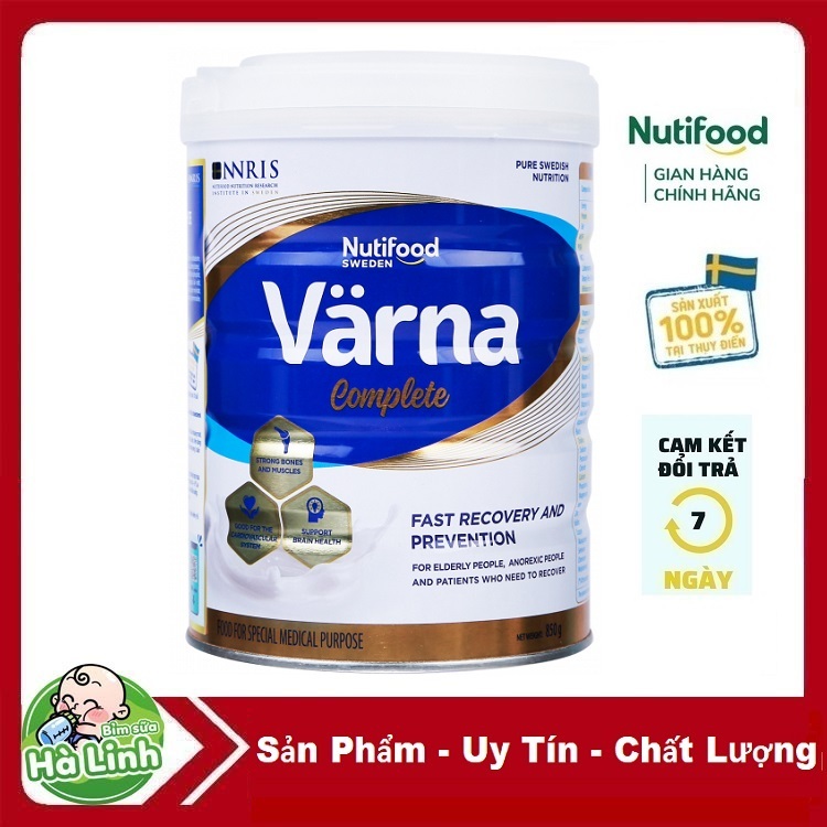 Sữa Bột Nutifood Varna Complete 850g [Date 2027]