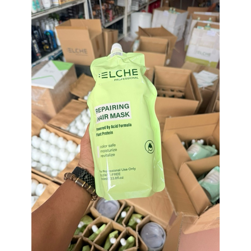 Mặt nạ tóc Elche Collagen 1000ml