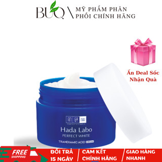  Kem Dưỡng Trắng Da Tối Ưu HADA LABO Perfect White Cream Xanh 50g 