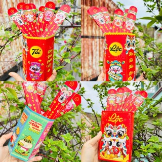  Bộ Lì Xì Que Gieo Quẻ Phát Lộc Tết 2026 Phản Quang rút thăm xin quẻ cực xinh 