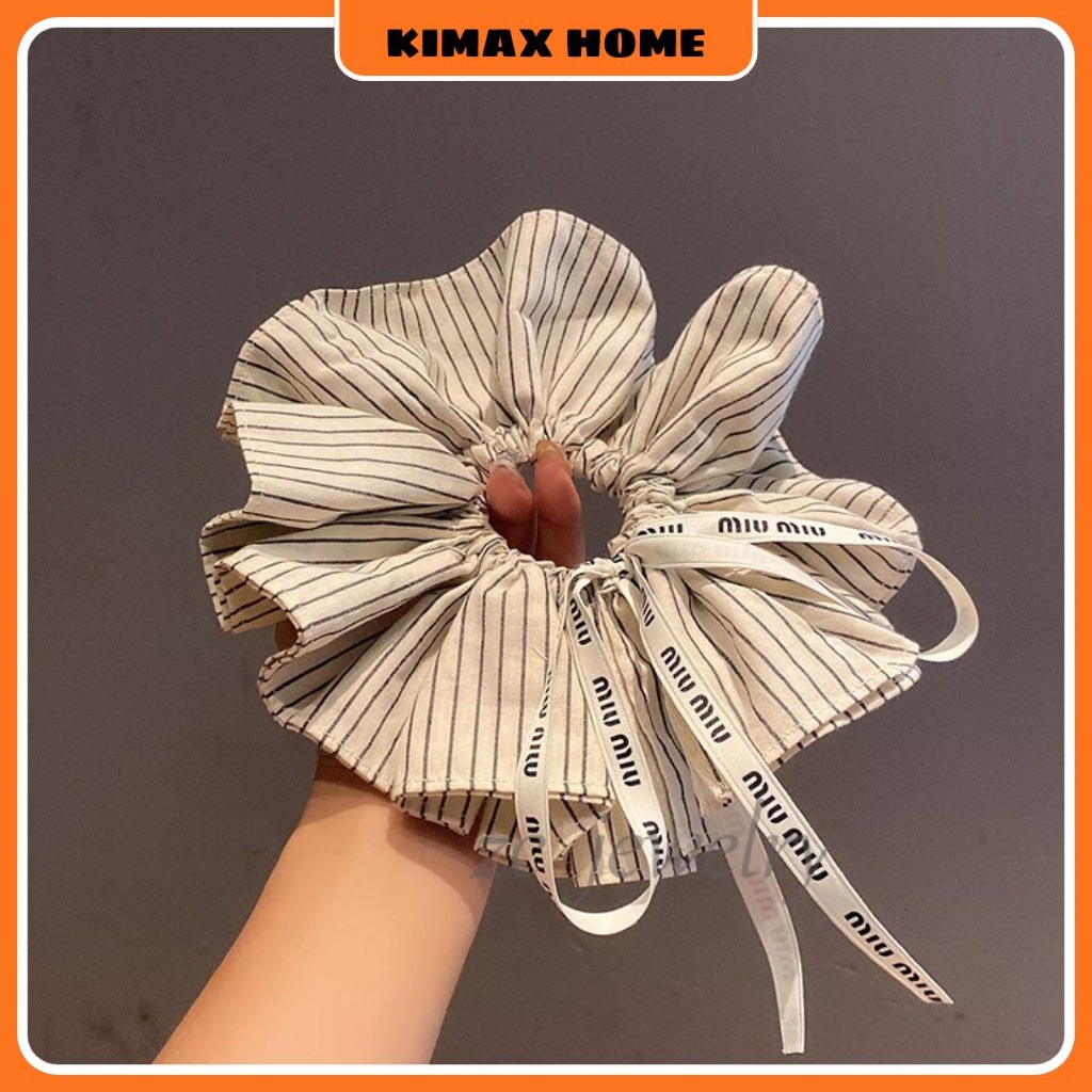 Kimax Home Nơ Buộc Tóc Dây Buộc Tóc Miu Miu Dây Ribbon Thời Trang Cao Cấp – Phong Cách Thanh Lịch, S