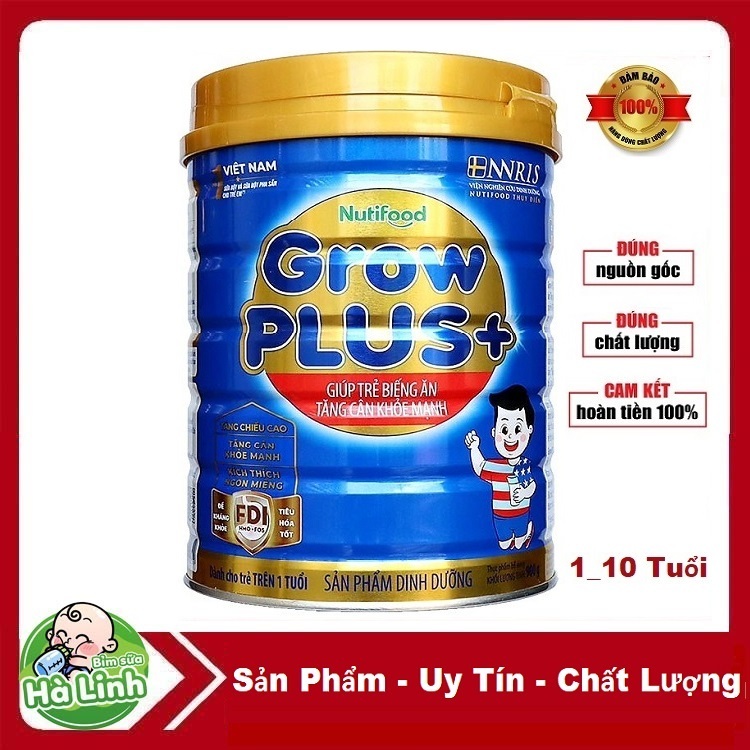 Sữa Grow Plus+ FDI Xanh 900g [Date 2027]