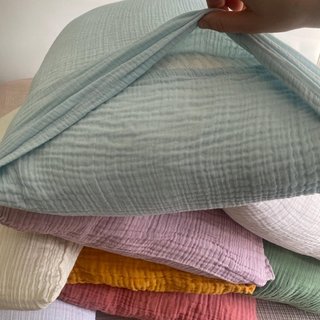 🌿 VỎ GỐI LẺ XÔ MUSLIN 2 LỚP CAO CẤP - MỀM MỊN, THOÁNG KHÍ CHO DA NHẠY CẢM
