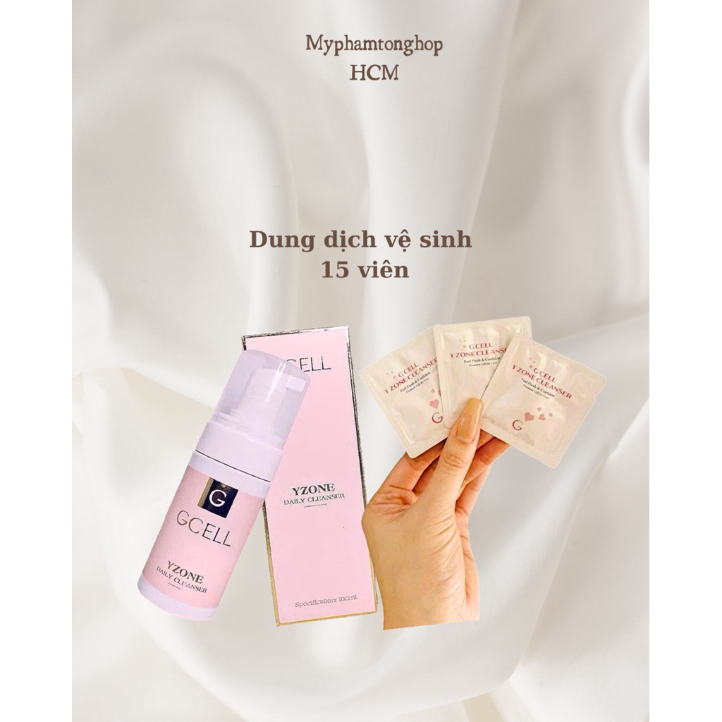 Combo 3 Chai Dung Dịch Vệ Sinh Gcell Yzone