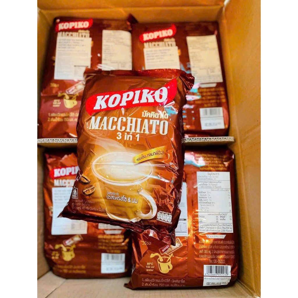 KopiKO Cà phê KOPIKO dậm đà hương vị thượng hiệu từ Thái Lan - Cà phê sữa tiện lợi và thơm ngon