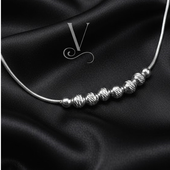 Lắc Chân TITAN Mì Charme Bi Châu Xinh Xắn Thời Trang Không Đen