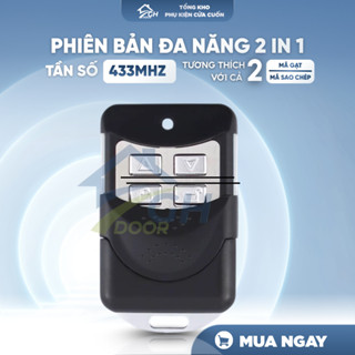 Remote điều khiển chìa khóa cửa cuốn GH Door Mã đa năng tần số 433mhz bắt sóng xa mạnh