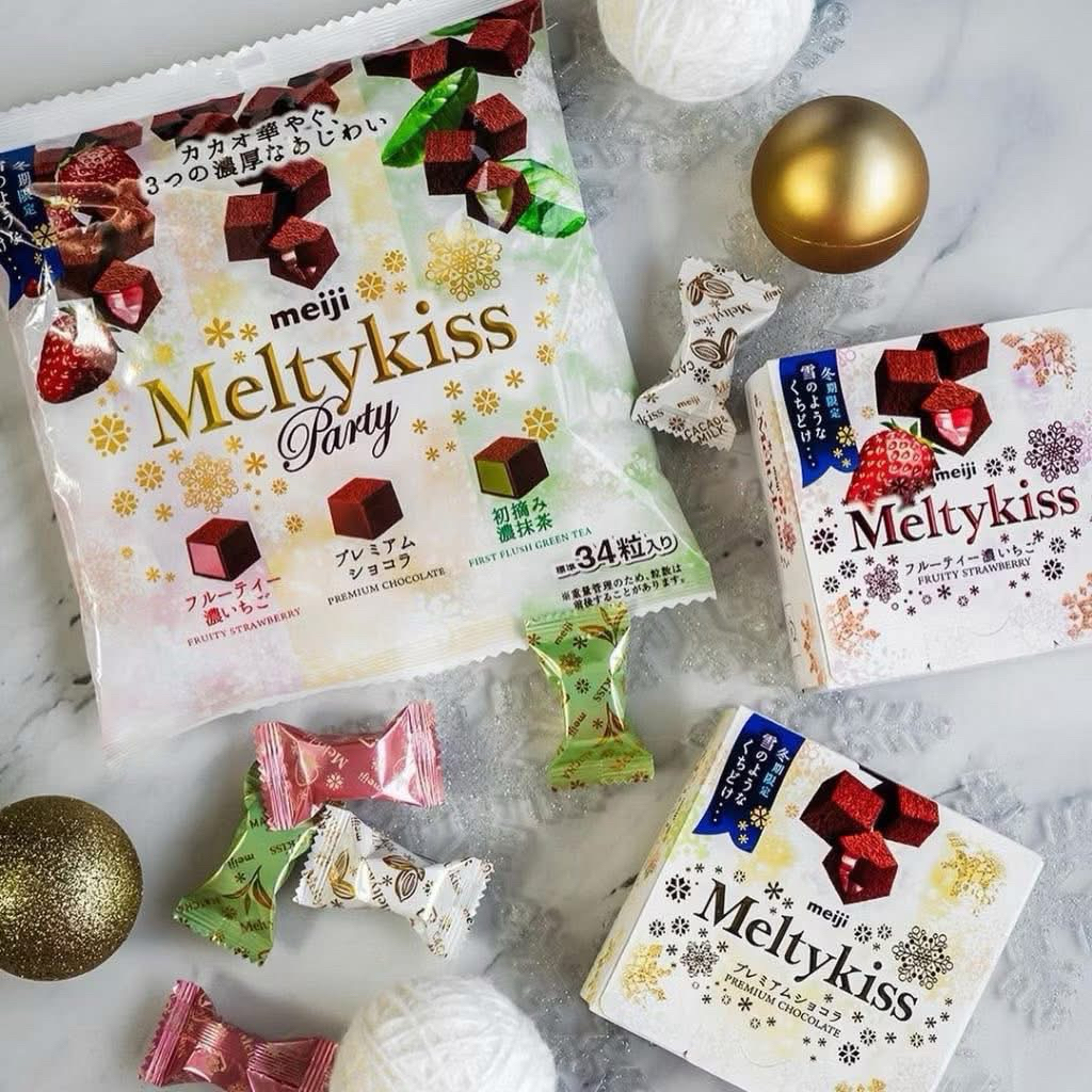 SOCOLA NAMA MELTY KISS Mix 3 vị Gói 34 cái