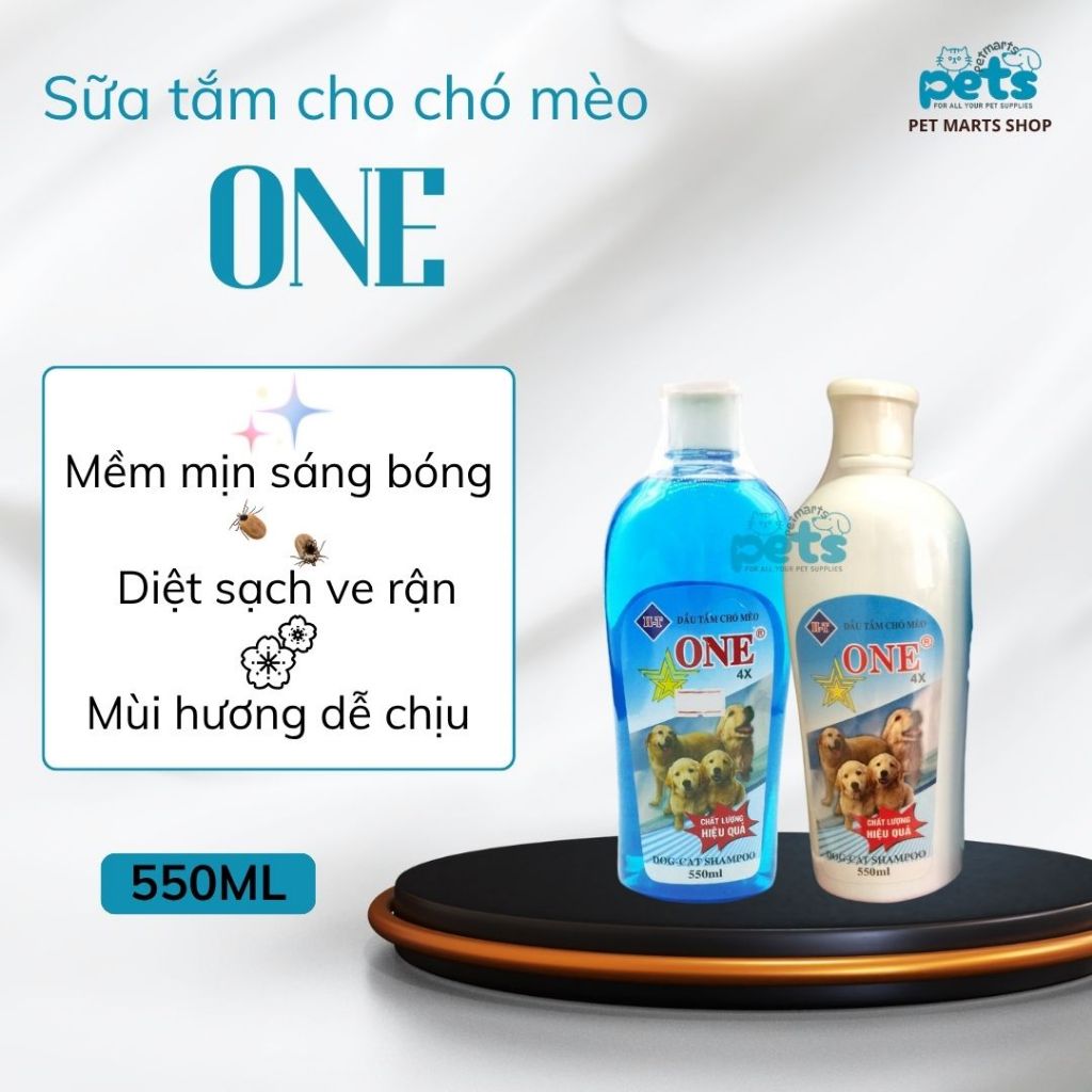 Sữa tắm ONE 4x cho thú cưng