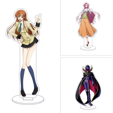 Mô hình Code Geass cao 15cm, hình Lelouch, dễ thương, trang trí bàn, quà tặng.