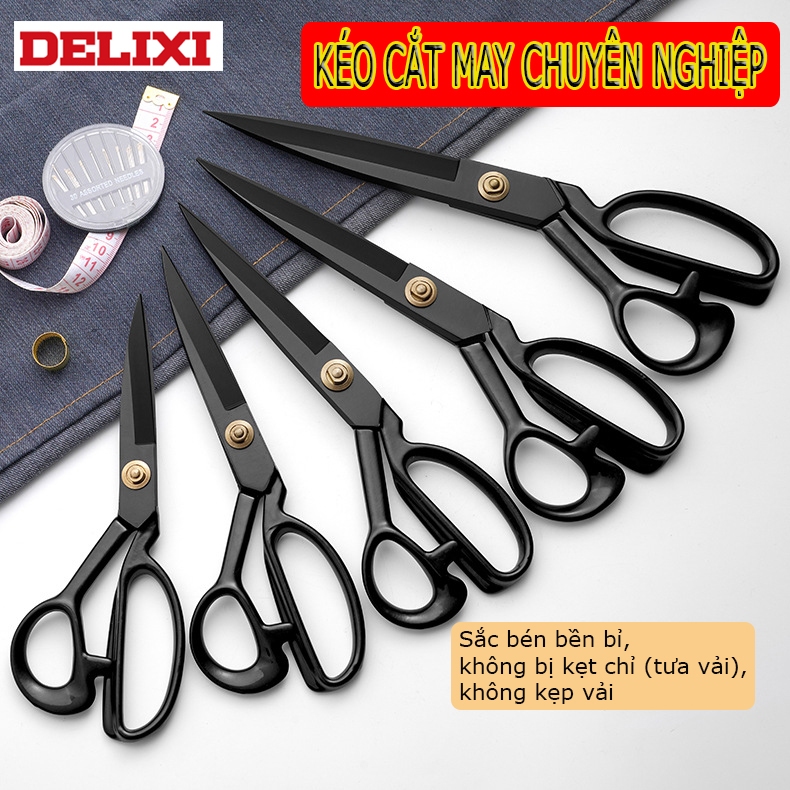 Kéo Cắt May Chuyên Nghiệp, Kéo cắt vải - Thép Carbon Cao Cấp