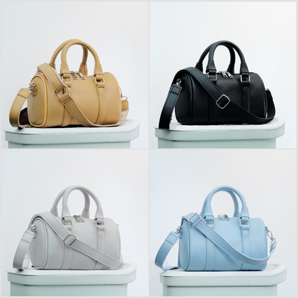 Túi Trống Mini,Túi Đeo Chéo Thời Trang CLOVER HOME Da PU, Duffel Bags Mini 20x12x8