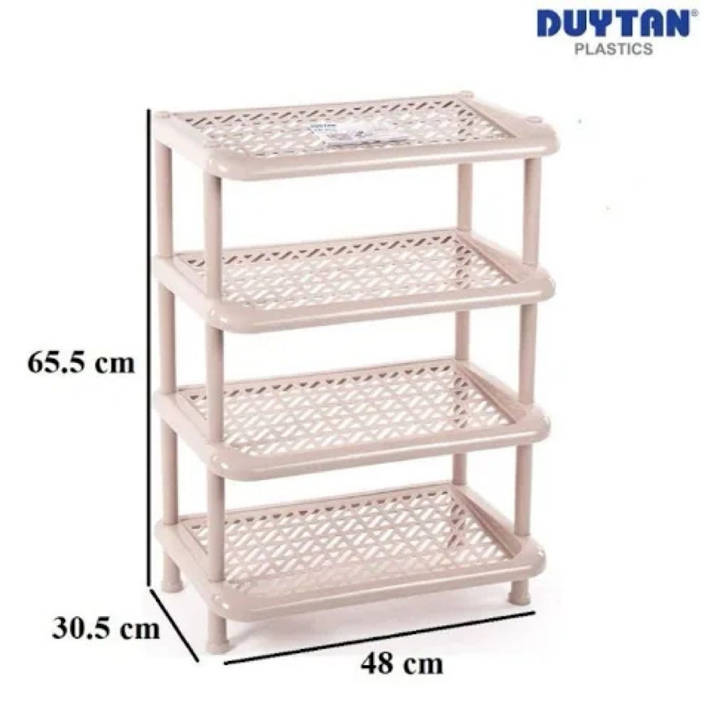 Kệ dép đại duy Tân 4 tầng , giá để giày duy Tân , kệ dép lớn duy Tân