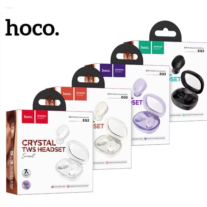 Tai nghe Hoco EQ3 - Bluetooth V5.3 Âm thanh sống động,sử dụng 7h, pin 300mAh