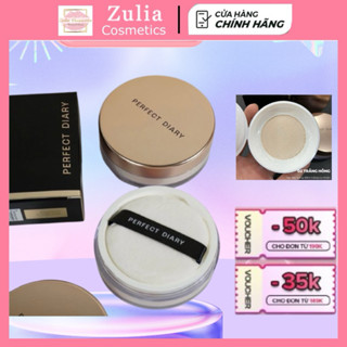   PERFECT DIARY  Phấn Phủ Kiềm Dầu Perfect Diary Chống Thấm Nước Kiểm Dầu Không Trôi 12h 7g 