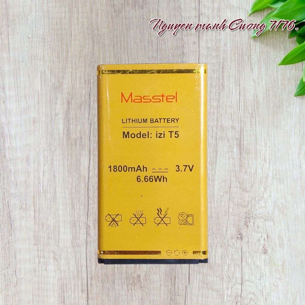 Pin Masstel izi T6 ,izi T5 , izi T2 Dùng Chung Hàng Bóc Máy Chính Hãng Đã Qua Sử Dụng Hoạt Động Tốt