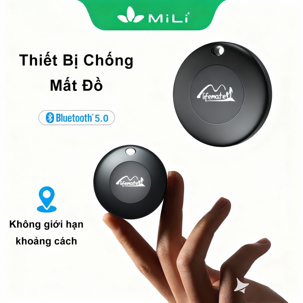 ( Cho Android ) Mili Life Tracker Thiết Bị Định Vị Chống Mất - Bluetooth Finder Airtag Smart Tag