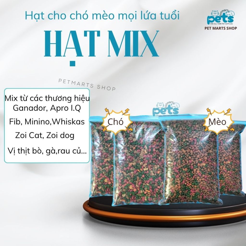 Thức Ăn Cho Chó Mèo - Mix Vị ( THỊT BÒ, CỪU, CÁ RAU CỦ)