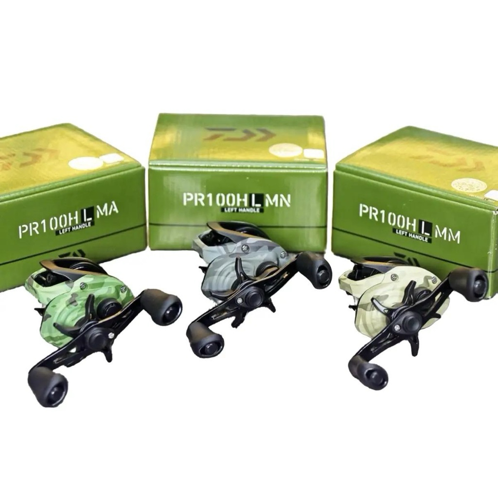 Máy Ngang Daiwa PR 100 bản mới 3 màu rằn ri hàng chính hãng daiwa
