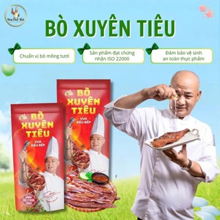 Bò Xuyên Tiêu Chef Hải - Thịt bò khô - Từ Bò Tươi 100% - Bếp Chef Hải - Masterchef Phạm Tuấn Hải