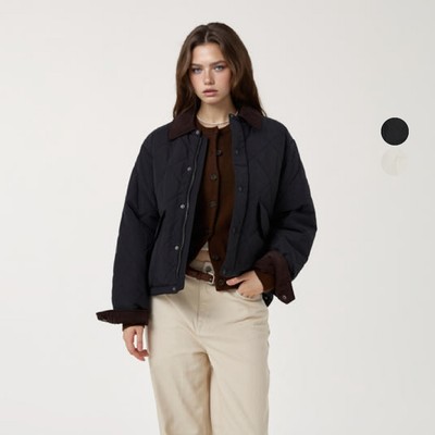 Áo Khoác Chần Bông 3in1 WHO.A.U Detachable Collar Quilted Jacket(F)_WHJPF4912F (Tặng kèm Mũ phao gắn áo)