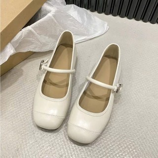 [HOT] Giày búp bê cao gót Qc cao cấp bản hộp da mềm - Giày lười nữ sang xịn đế cao