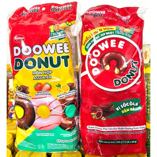  Bánh Doowee Donut túi  12 chiếc x 29g  348g 
