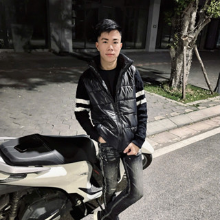  Áo Khoác Phao Nam Nữ 007 Quét Chít Phối Tay Len Thời Trang Nam Màu Đen Chất Gió Siêu Nhẹ Trần Bông 4 Lớp 