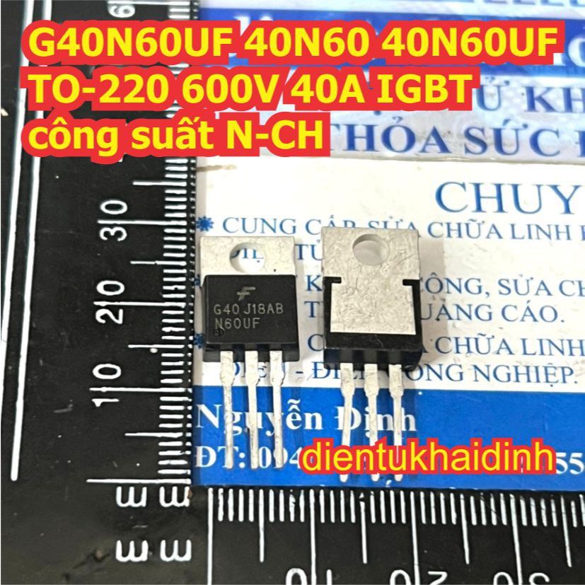 G40N60UF 40N60 40N60UF TO-220 / FGAF40N60UF FGAF40N60 TO-3PF 600V 40A IGBT công suất N-CH kde9619