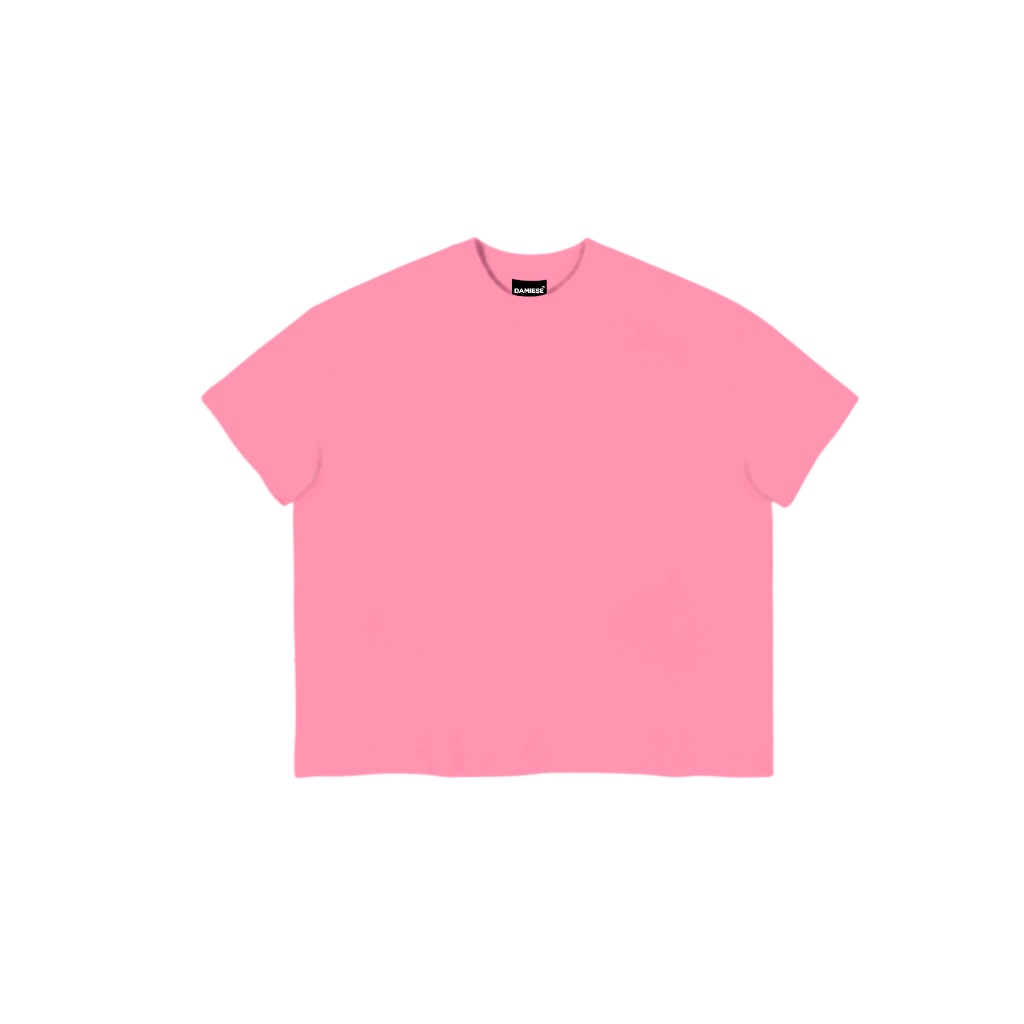 ÁO THUN BOXY TRƠN DAMIESE COTTON 260GSM Cổ Tròn | BigBuy360 - bigbuy360.vn