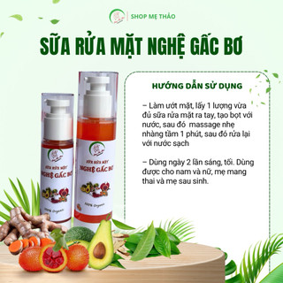 SỮA RỬA MẶT NGHỆ GẤC BƠ (HANDMADE)