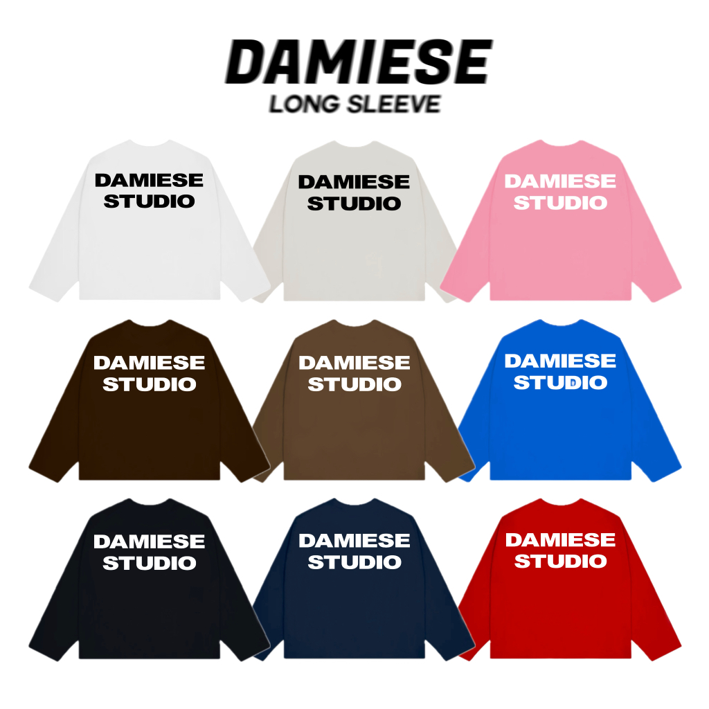 ÁO THUN BOXY TAY DÀI LOCAL BRAND DAMIESE "DAMIESE BASIC" COTTON 260GSM