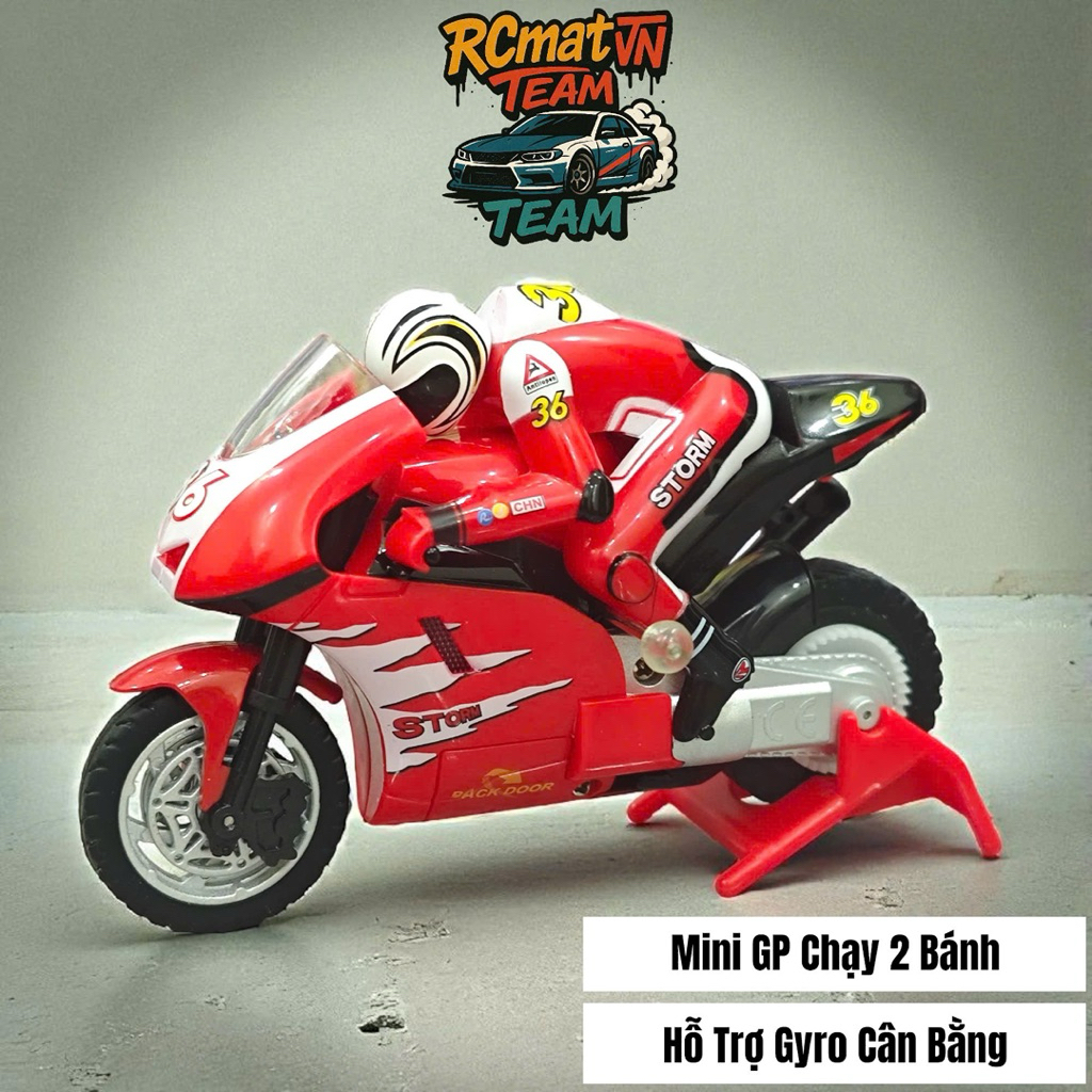 Xe máy mini điều khiển từ xa moto GP 1/32 2.4ghz