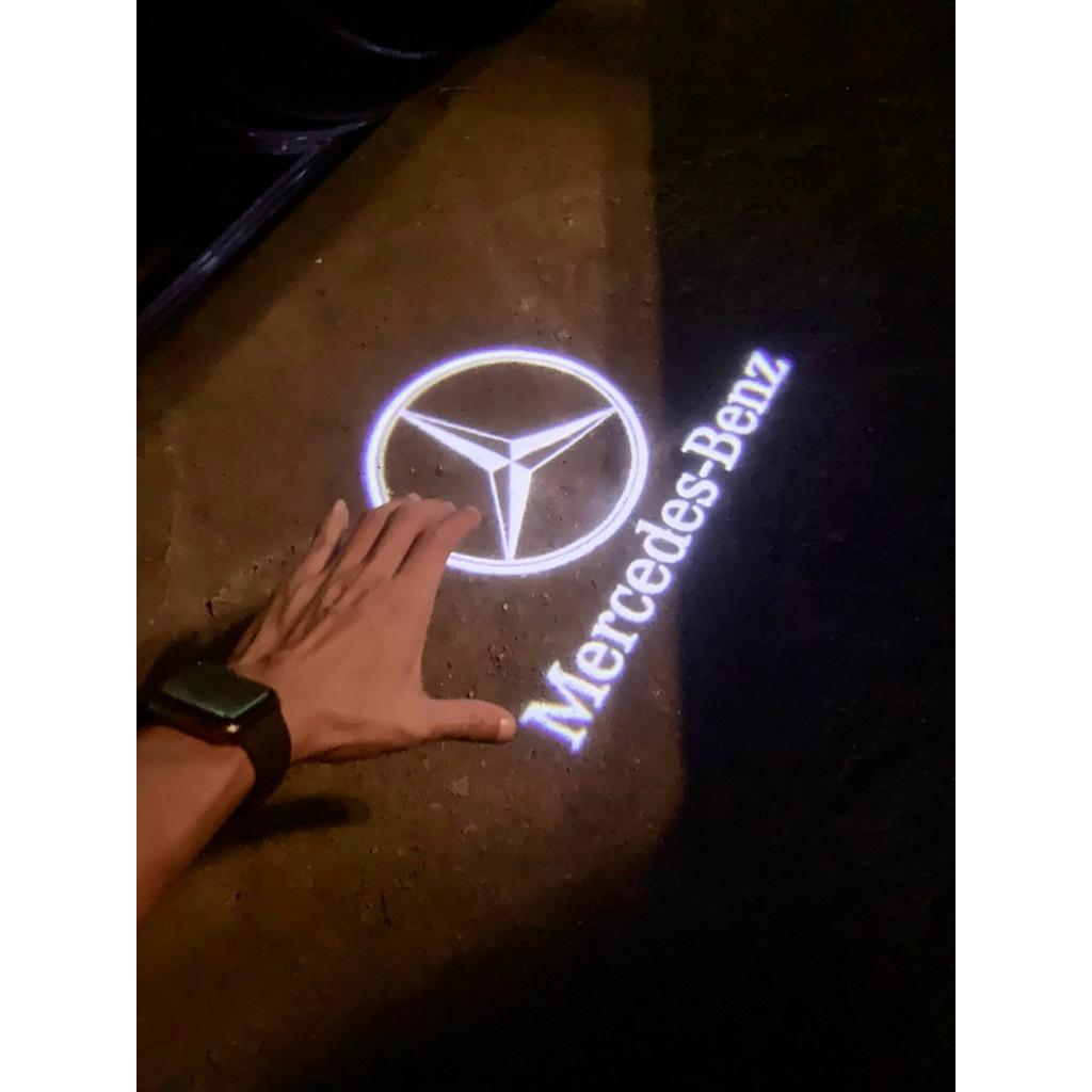 Đèn rọi cửa xe Mercedes đèn Chiếu Logo AMG Cho Mercedes Benz A B E C Class W205 AMG W205 W206 W223 W