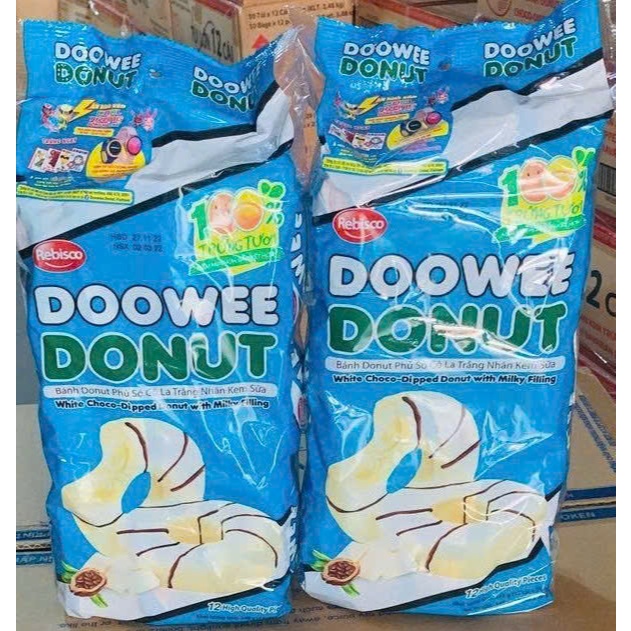 Bánh Doowee Donut Rebisco Bịch 12 Bánh