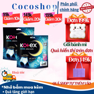   SẢN PHẨM MỚI  BĂNG QUẦN KOTEX COOL SIZE M L 2 MIẾNG 
