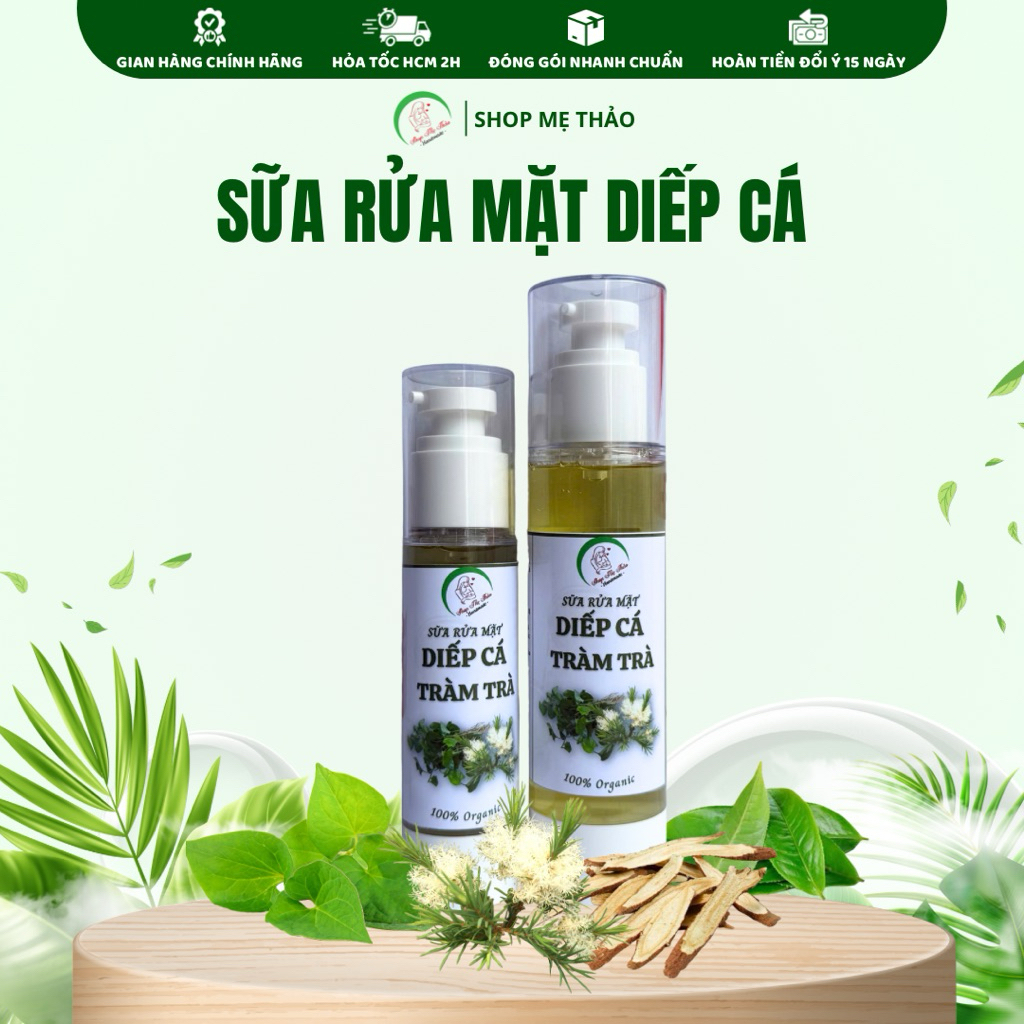 SỮA RỬA MẶT DIẾP CÁ - TRÀM TRÀ