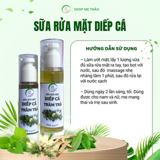 SỮA RỬA MẶT DIẾP CÁ - TRÀM TRÀ