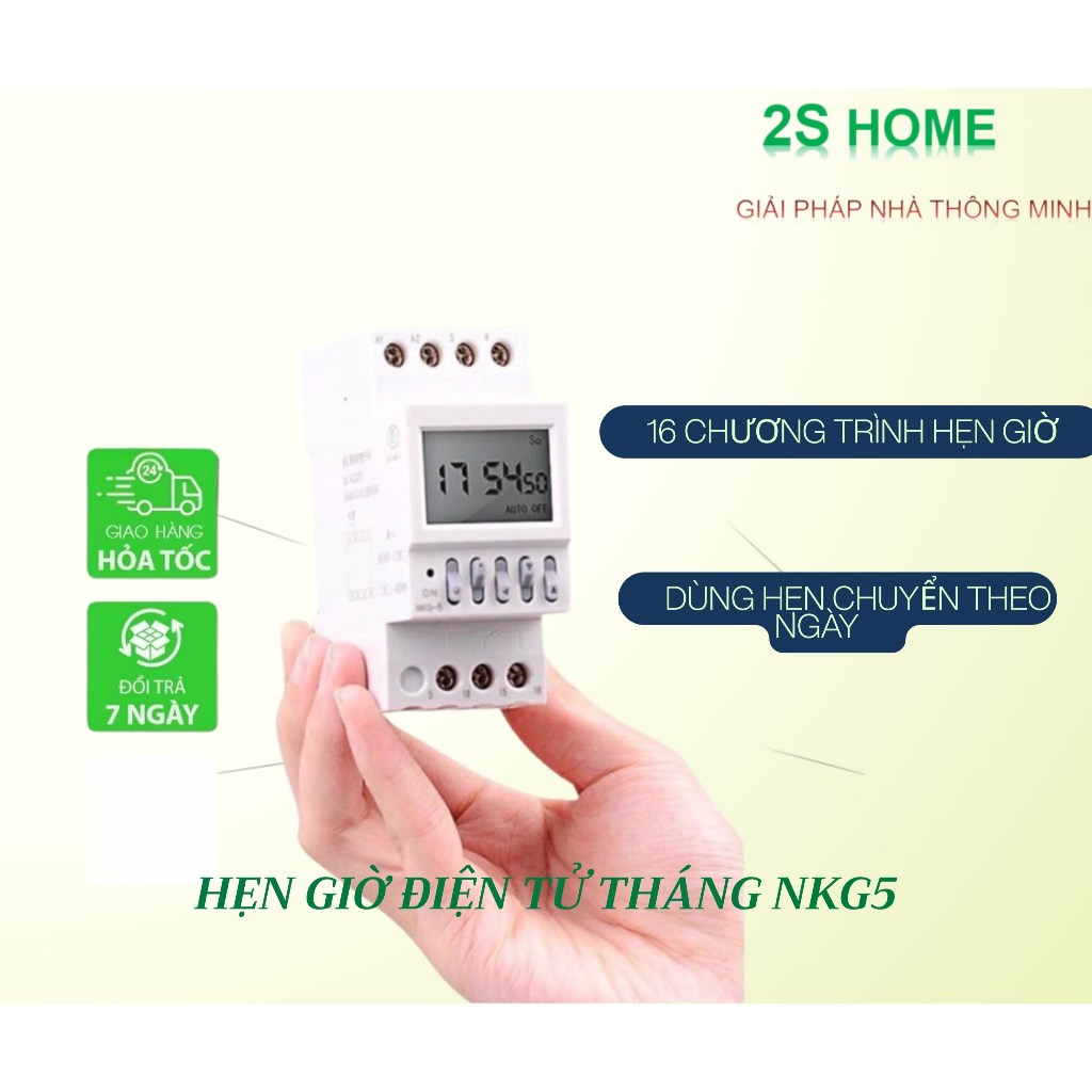 Hẹn giờ tháng - Timer hẹn giờ - đồng hồ hẹn giờ NKG5