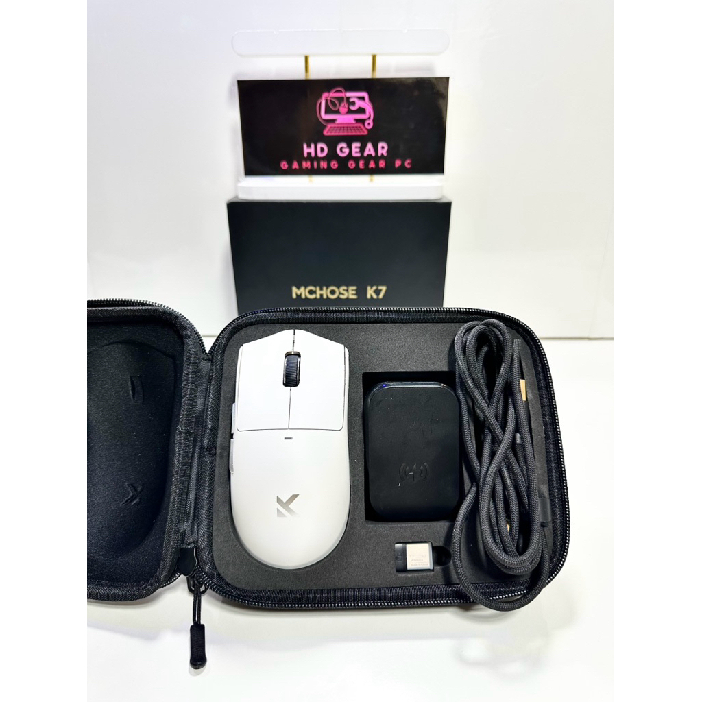 (sẵn túi vải đựng xịn đẹp) Chuột không dây Gaming Mchose K7 Ultra | PAW3950 Ultra | 8K Polling Rate 