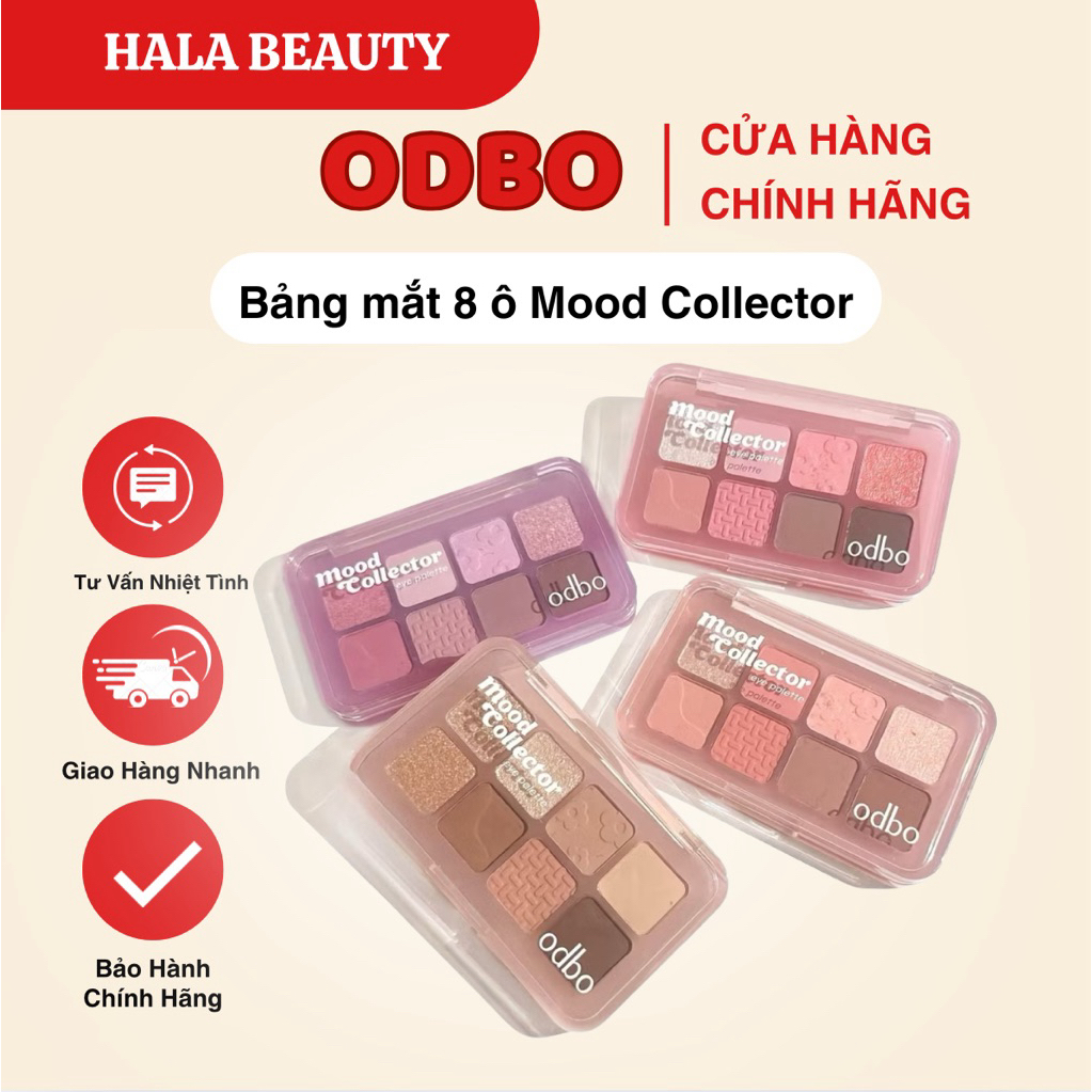 [ODBO] Bảng Phấn Mắt Và Má Hồng ODBO Mood Collector OD2030