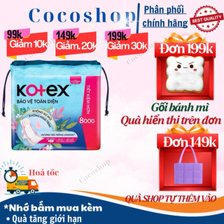  BĂNG VỆ SINH KOTEX BAN NGÀY SIÊU MỎNG CÁNH BẢO VỆ TOÀN DIỆN 23CM 20 Miếng 