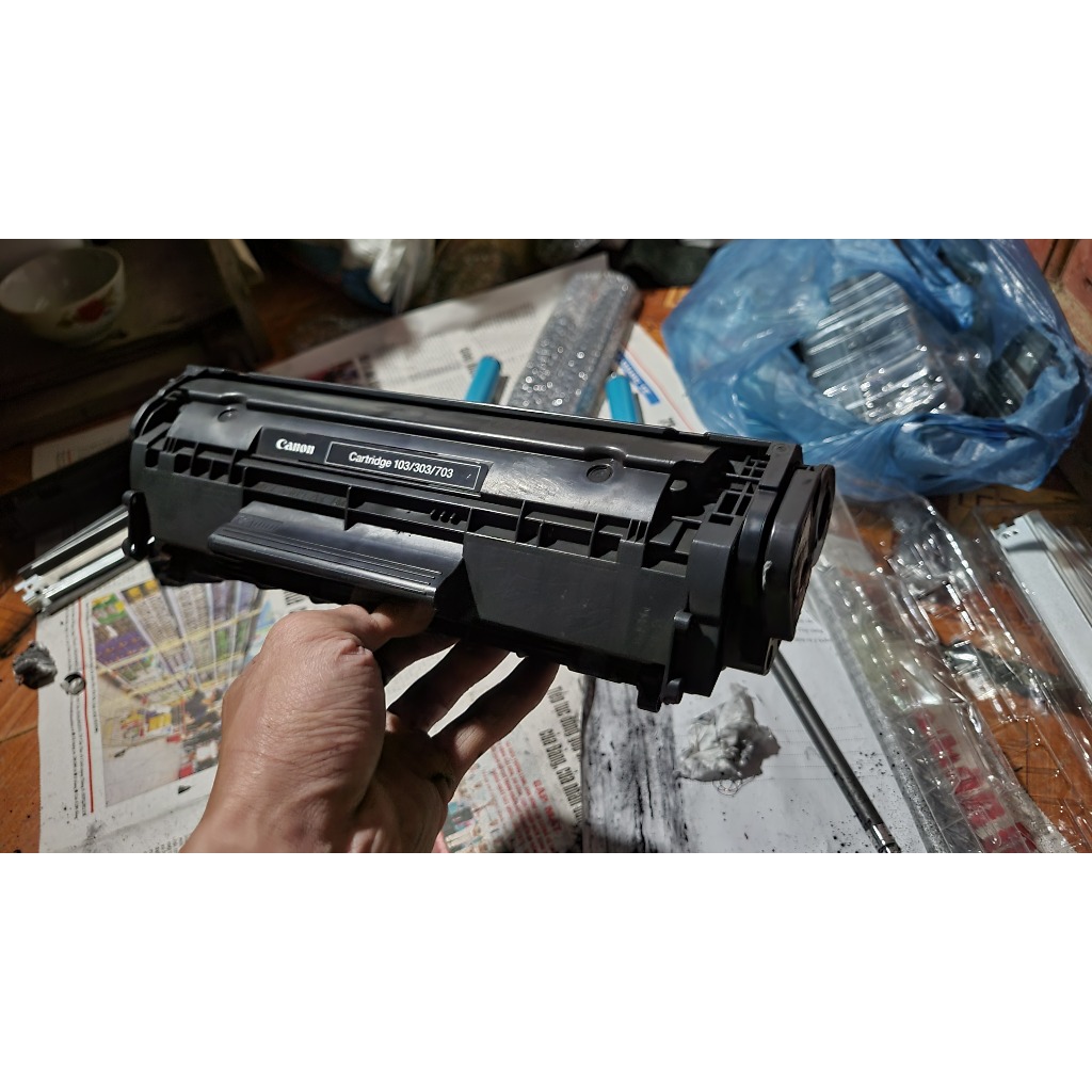 Hộp mực máy in canon 2900 chính hãng LBM cartridge 12A đã qua sử dụng thay trống gạt mới