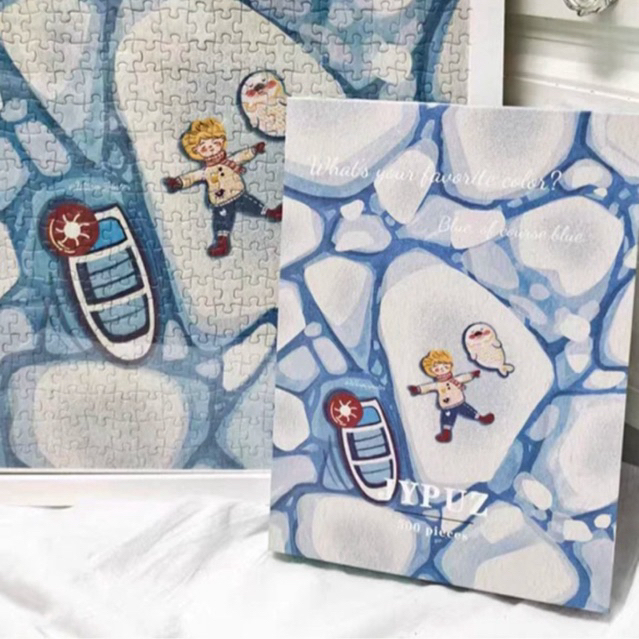 [HÀNG CÓ SẴN] JYPUZ PUZZLE 500pcs BLUE LOVERS