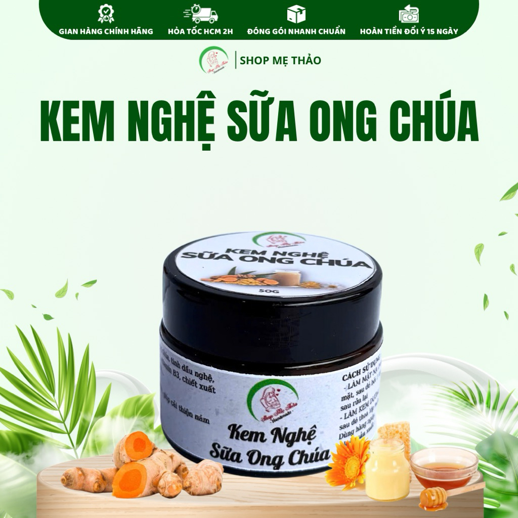 KEM NGHỆ SỮA ONG CHÚA (HANDMADE)