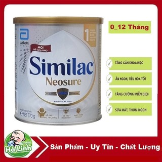 Sữa Similac Neosure hộp 850g/400g cho trẻ sinh non nhẹ cân....