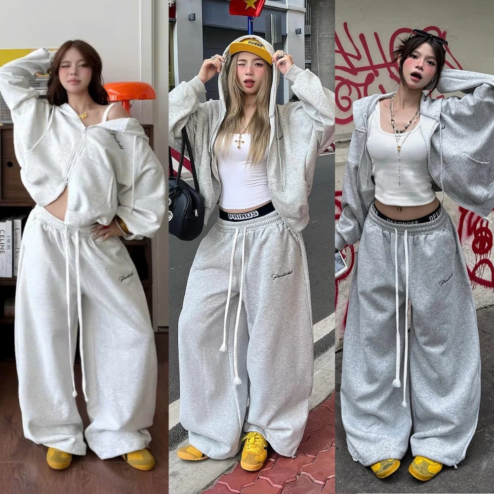 AB HOUSE - Quần nỉ cotton ống cong RE-TRO form rộng nam nữ d.house98