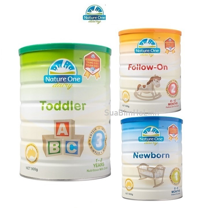 Sữa Bột Nature One Số 1, Số 2, Số 3 900g [Date 2026]